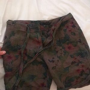 Tropical print shorts from sanctuary